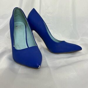 Elegant Blue Women's Heels